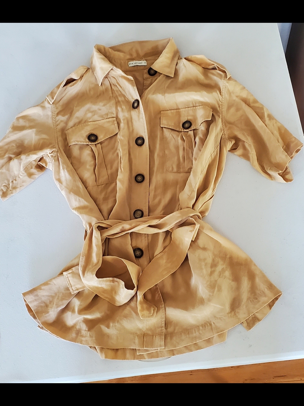 Silk Laundry 100% Silk Shirt